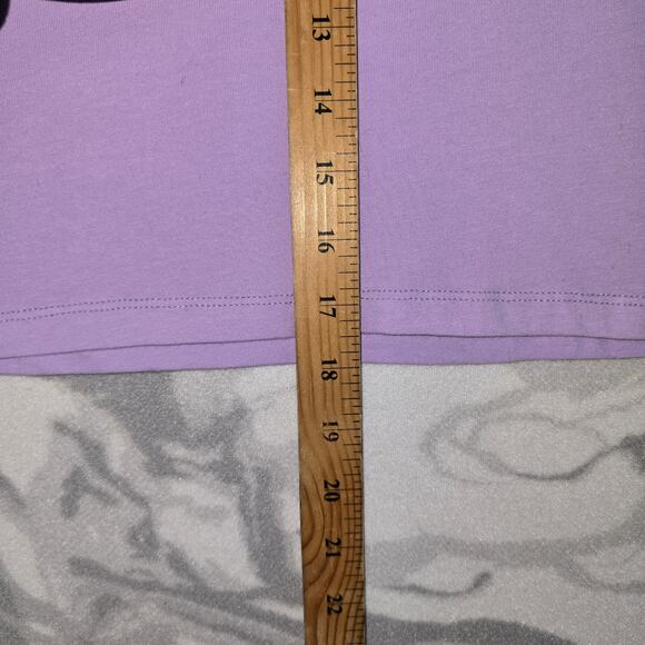 Care Bears Purple Embroidered Crop Top Women's Size XL - Picture 3 of 9